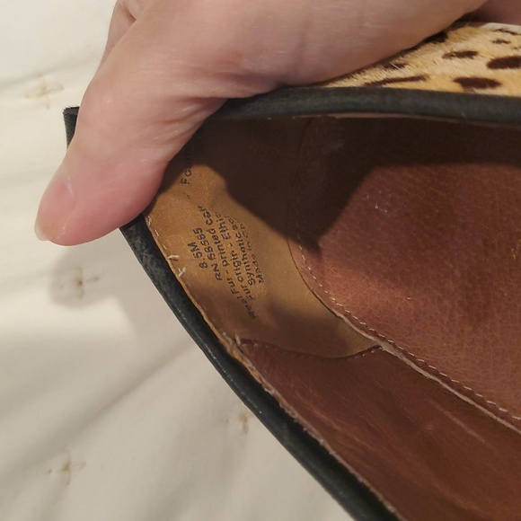 Leopard Print Halogen Habaylee Calf Hair Platform Slip On Sneaker 8 1/2 - Picture 7 of 7